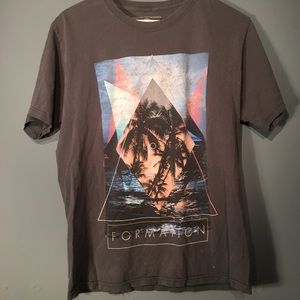 🍉 Lost formation graphic shirt palm trees beach